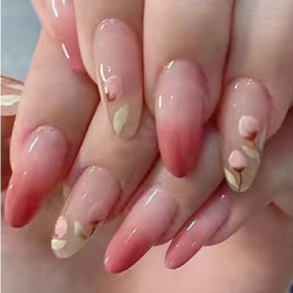 Peaches + Cream - Nail Junkie - full artificial nail setup - Picture 5 of 6